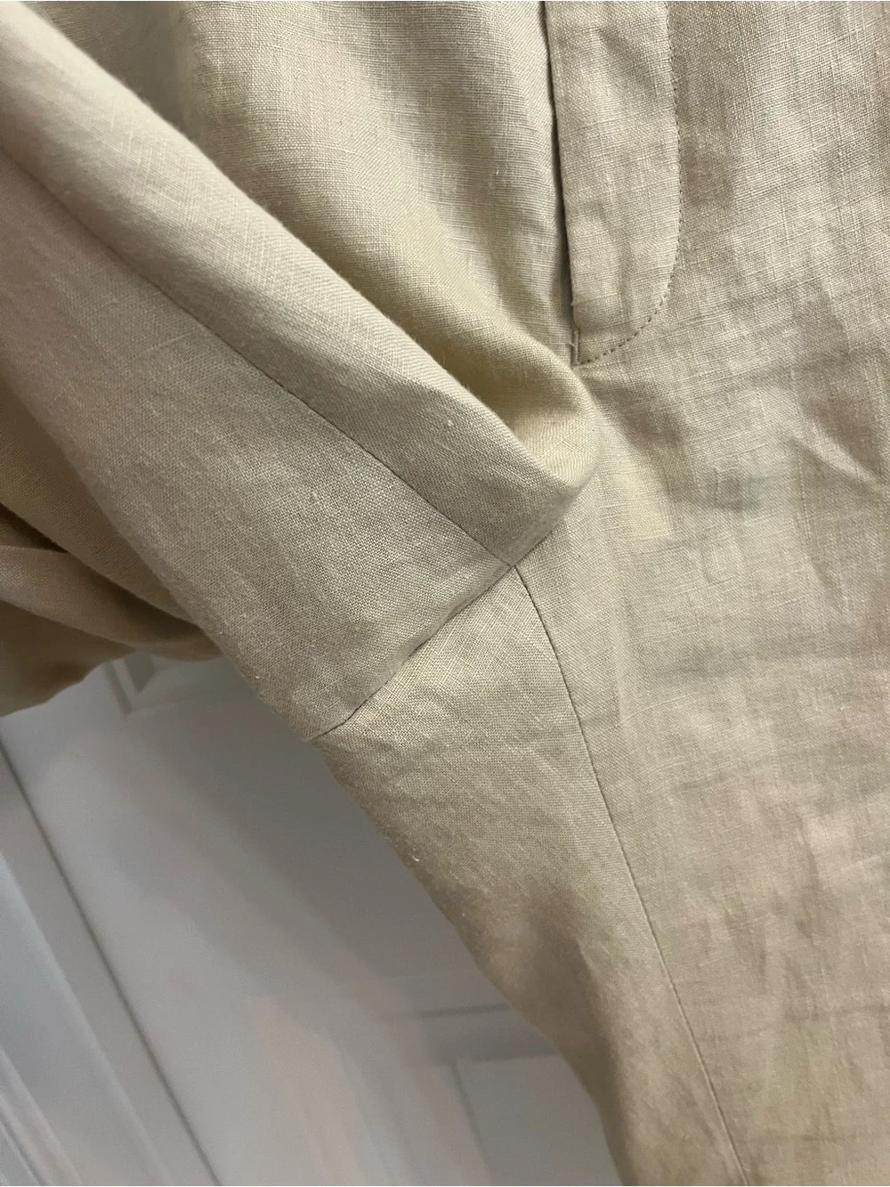 Calvin Klein Men's Pants Beige Linen 36R